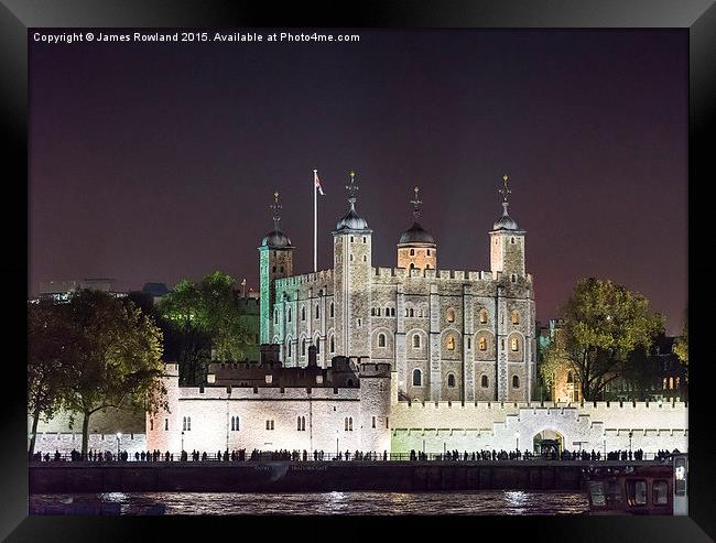  The Bloody Tower Framed Print by James Rowland