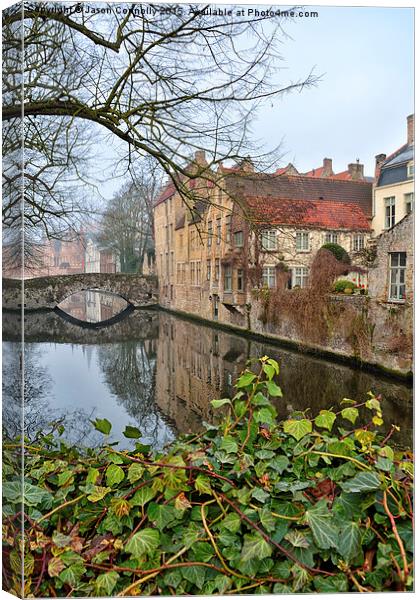  Bruges, Belgium Canvas Print by Jason Connolly