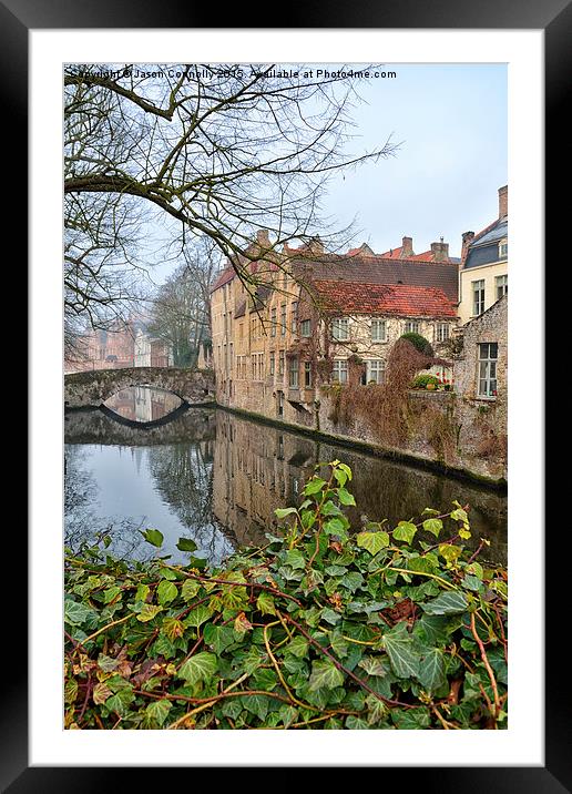  Bruges, Belgium Framed Mounted Print by Jason Connolly