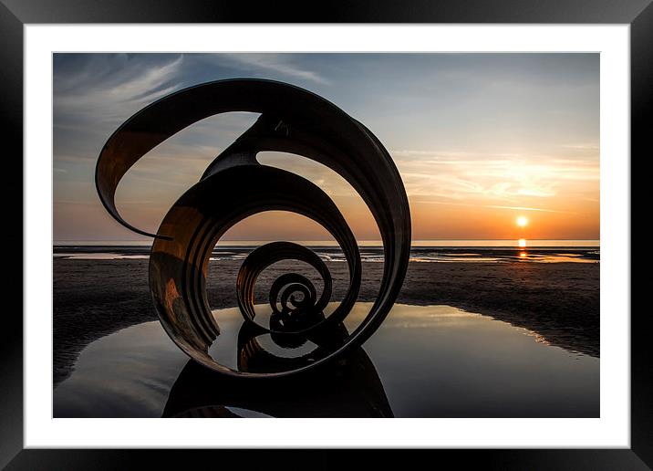  Sunset Mary's Shell Cleveleys Framed Mounted Print by Gary Kenyon
