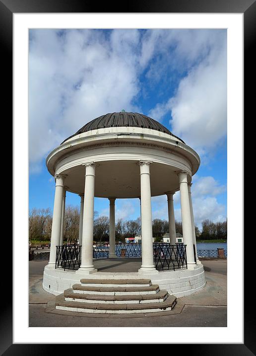  Stanley park Bandstand Framed Mounted Print by Gary Kenyon