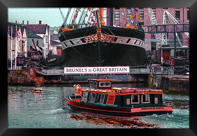  SS Great Britain Bristol Framed Print by henry harrison