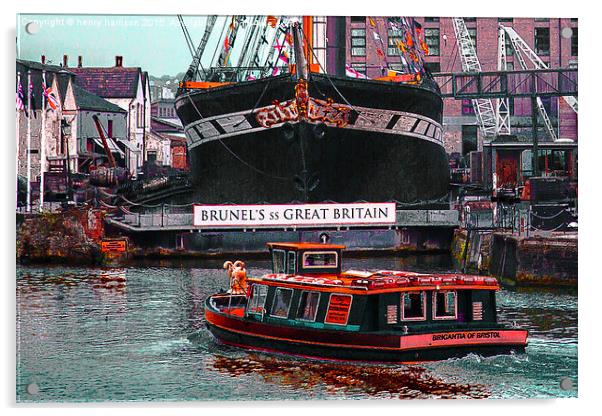  SS Great Britain Bristol Acrylic by henry harrison