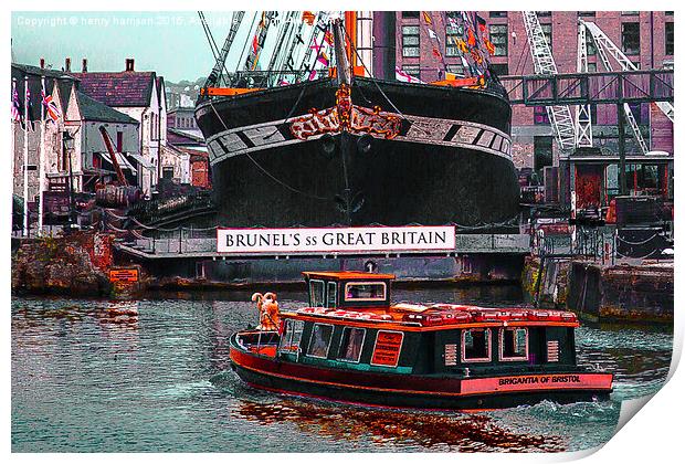  SS Great Britain Print by henry harrison
