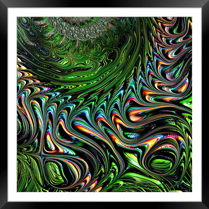 The Wave Framed Mounted Print by Steve Purnell