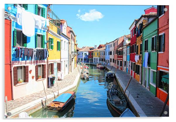  Island of Burano Acrylic by Toon Photography