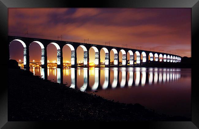  Lighting up the Tweed Framed Print by Toon Photography