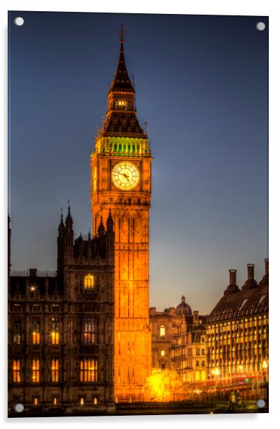 Westminster and Big Ben Acrylic by David Pyatt