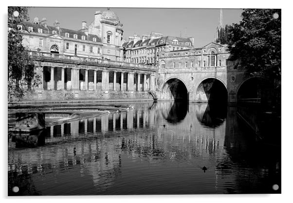 Pultney Bridge Acrylic by John Russell