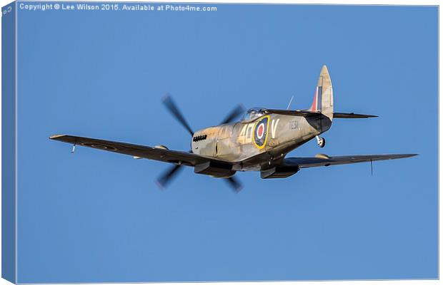 BBMF Spitfire TE311 Canvas Print by Lee Wilson