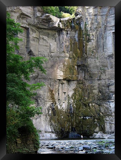 Long Way Down Framed Print by Adam Levy