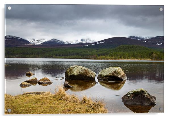  Loch Morlich Acrylic by Aaron Casey