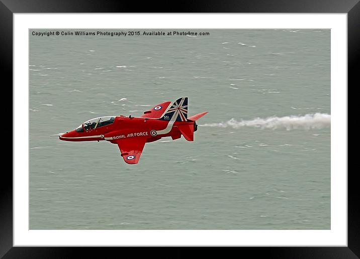 Single Arrow Fast And Low - Beachy Head  Framed Mounted Print by Colin Williams Photography