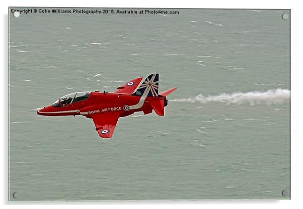  Single Arrow Fast And Low - Beachy Head  Acrylic by Colin Williams Photography
