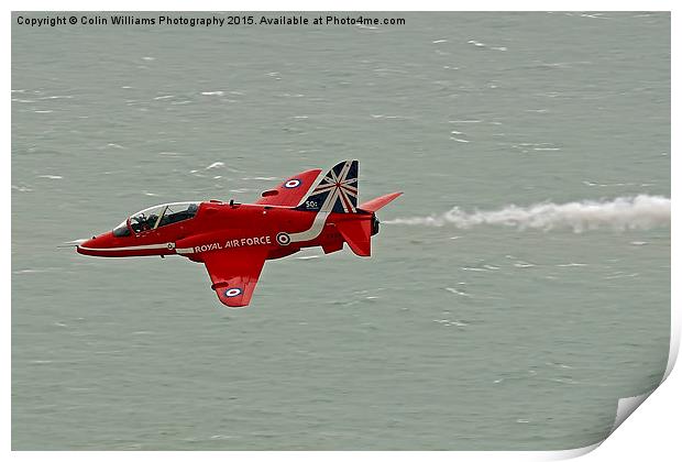  Single Arrow Fast And Low - Beachy Head  Print by Colin Williams Photography