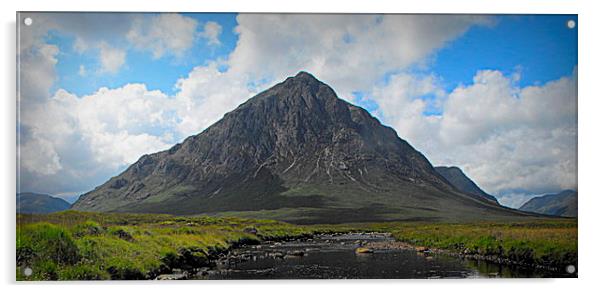  highland landscape    Acrylic by dale rys (LP)