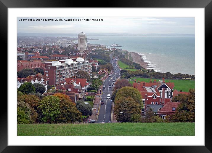  Eastbourne Framed Mounted Print by Diana Mower