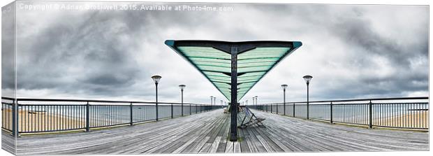 Boscombe Pier Canvas Print by Adrian Brockwell