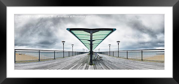 Boscombe Pier Framed Mounted Print by Adrian Brockwell