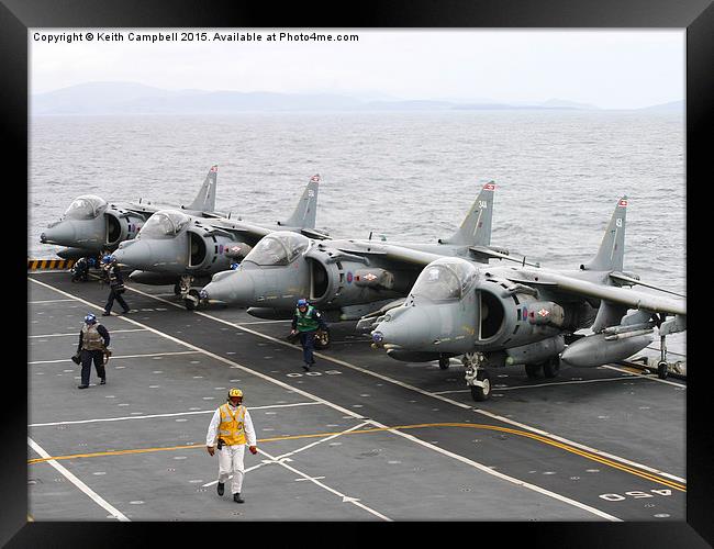  Starting engines. Framed Print by Keith Campbell