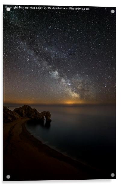  Milky Way over Durdle Door Acrylic by Sharpimage NET