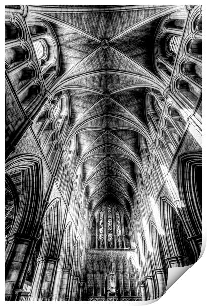 Southwark Cathedral London Print by David Pyatt