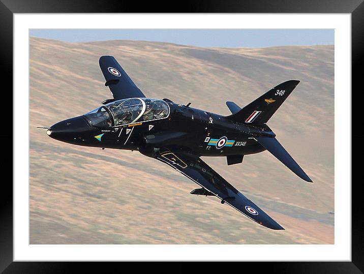  Hawk Jet Framed Mounted Print by paul lewis