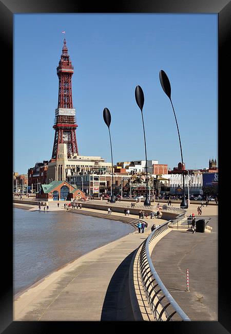  Blackpool Tower Framed Print by Gary Kenyon
