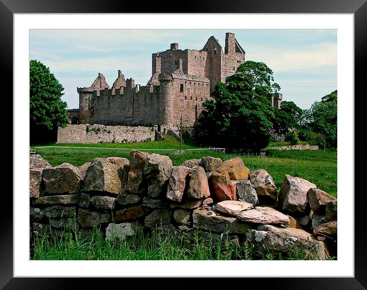  craigmillar castle  Framed Mounted Print by dale rys (LP)