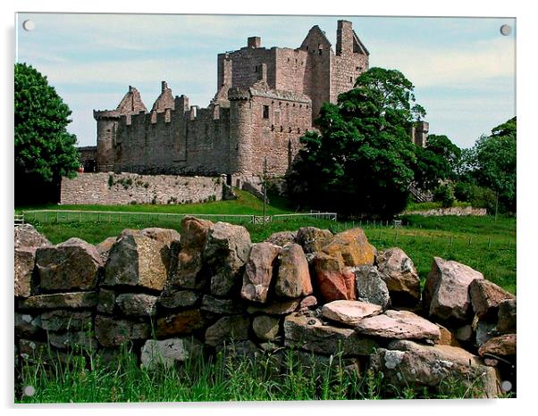  craigmillar castle  Acrylic by dale rys (LP)