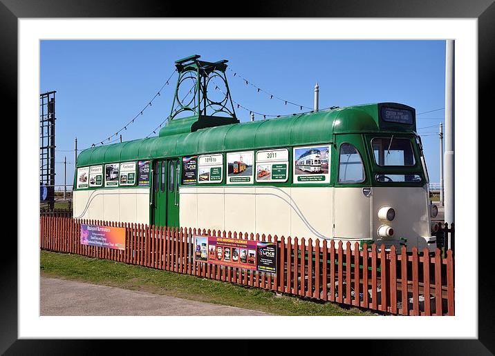  Blackpool Tram Framed Mounted Print by Gary Kenyon