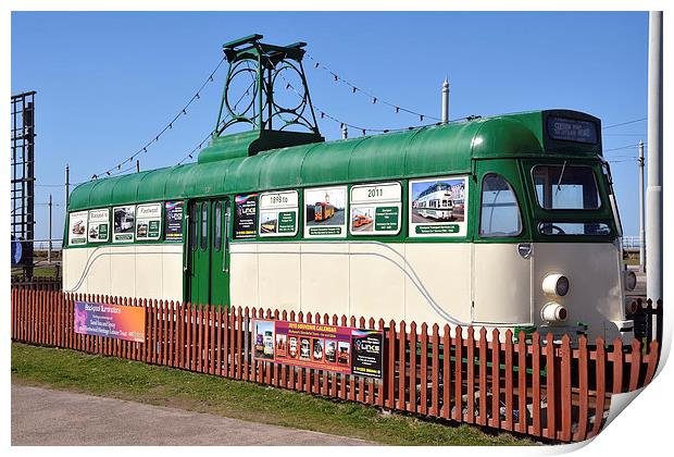  Blackpool Tram Print by Gary Kenyon