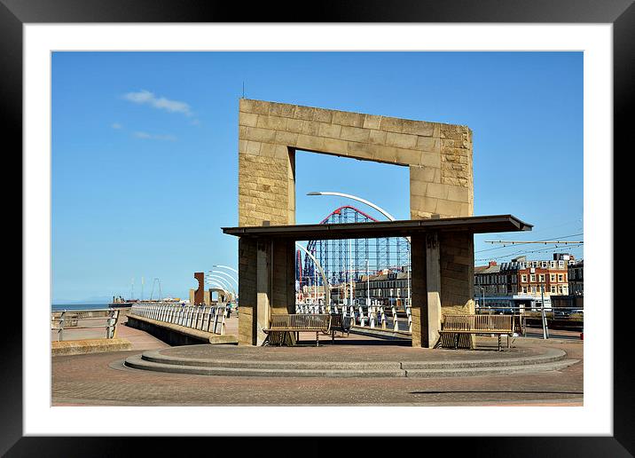  South Shore Blackpool Framed Mounted Print by Gary Kenyon