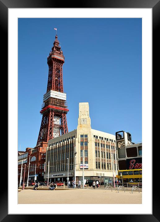  Blackpool Tower Framed Mounted Print by Gary Kenyon