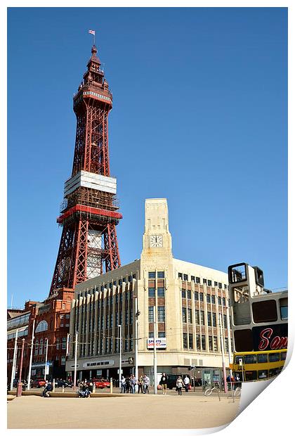  Blackpool Tower Print by Gary Kenyon