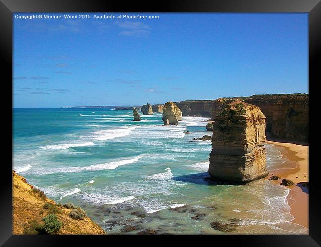  The 12 Apostles Framed Print by Michael Wood