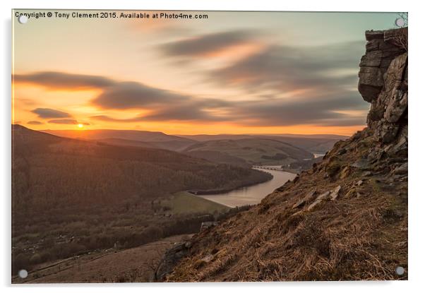  Bamford Edge Acrylic by Tony Clement