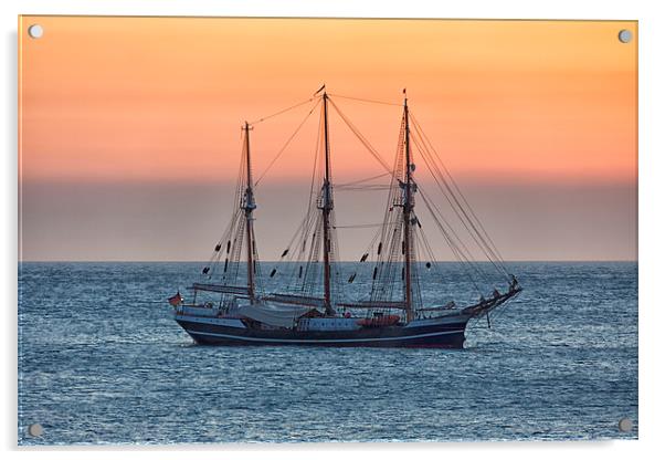  Sailing Ship. Acrylic by Mark Godden