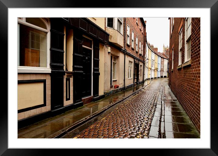   High Street, Hull Framed Mounted Print by Dave Leason