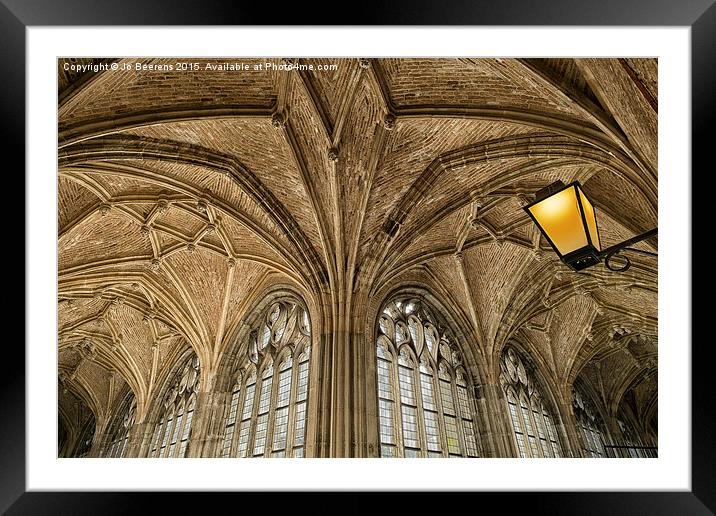arch ceiling Framed Mounted Print by Jo Beerens