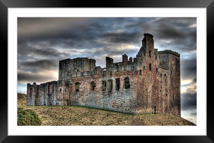  Crichton Castle Framed Mounted Print by Graham Hill