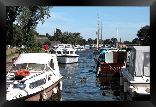 HICKLING,NORFOLK BROADS,NORFOLK Framed Print by Ray Bacon LRPS CPAGB