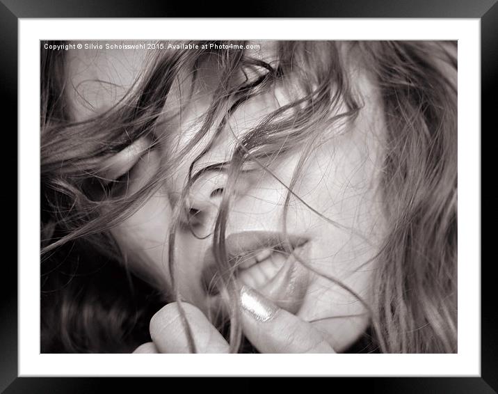  sensual moment Framed Mounted Print by Silvio Schoisswohl