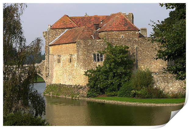 LEEDS CASTLE MOAT Print by Ray Bacon LRPS CPAGB