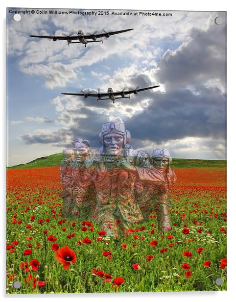   We Remember Them ! Acrylic by Colin Williams Photography