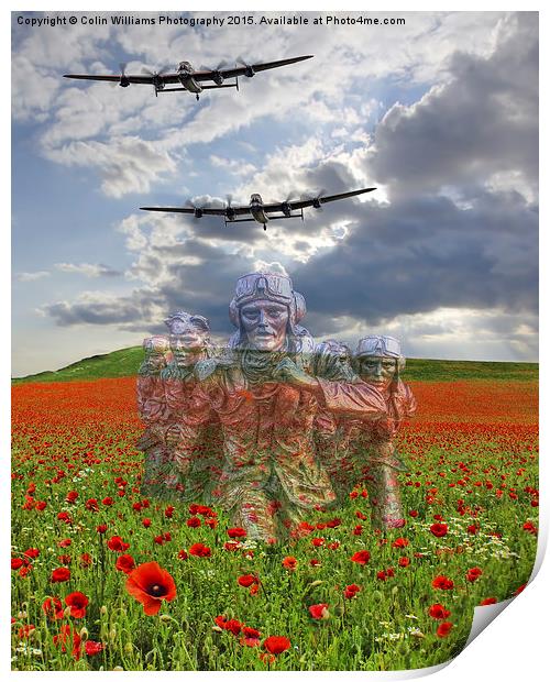   We Remember Them ! Print by Colin Williams Photography
