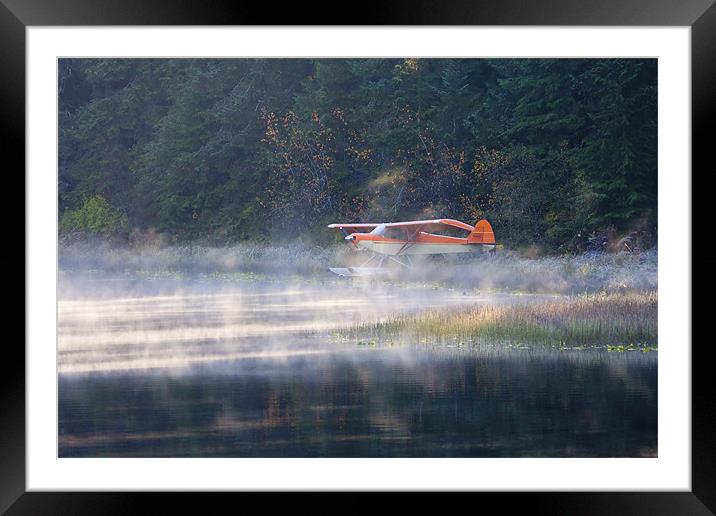 Alaska Water Taxi Framed Mounted Print by Mike Dawson
