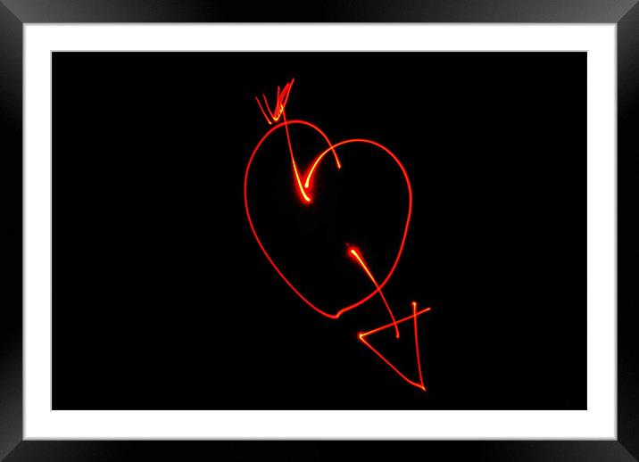 Heart 1 (for Jon) Framed Mounted Print by Dave Windsor