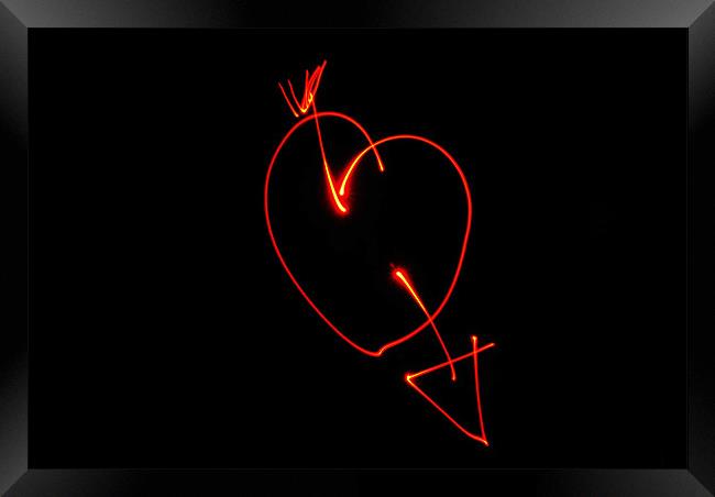 Heart 1 (for Jon) Framed Print by Dave Windsor
