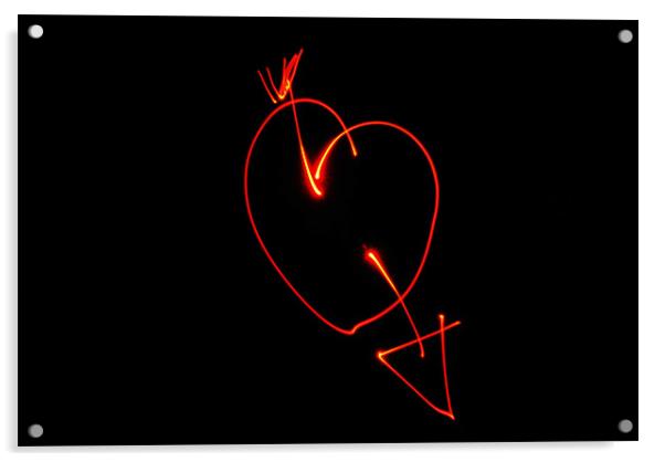 Heart 1 (for Jon) Acrylic by Dave Windsor